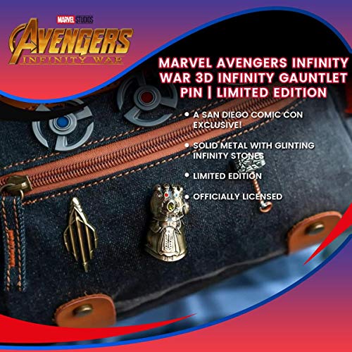 Marvel Avengers Infinity War 3D Infinity Gauntlet Pin | Limited Edition