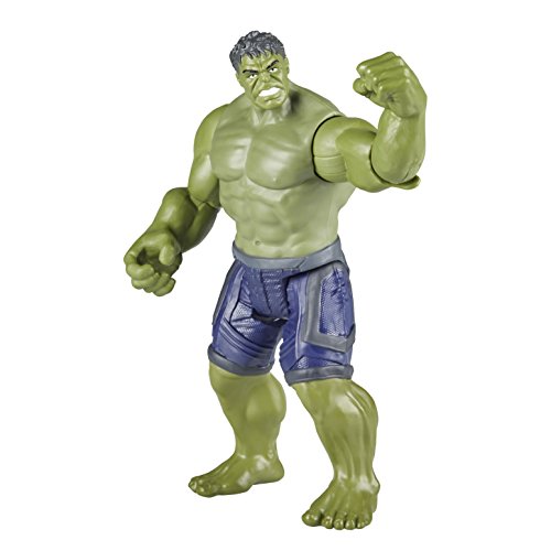 Marvel- Figura Deluxe Infinity War con Gema y Accesorio, Hulk (Hasbro E1405EU4)