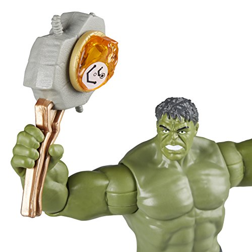 Marvel- Figura Deluxe Infinity War con Gema y Accesorio, Hulk (Hasbro E1405EU4)