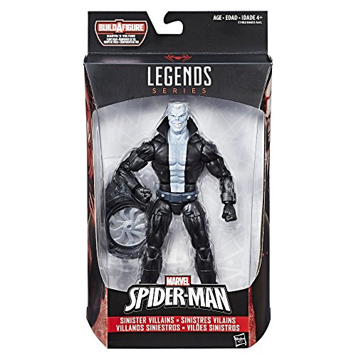 Marvel Legends Spider-Man Tombstone Figura de acción (Build Buitre Flight Gear), 15,2 cm