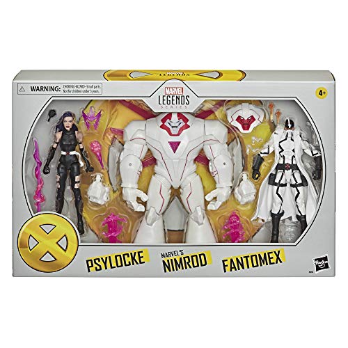 Marvel X-Men Figuras 20 Aniversario Pack Psylocke Y Fantomex (Hasbro E92985S0)