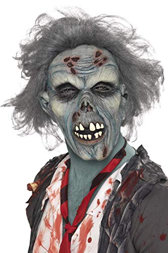 Máscara de Zombie con Cabellos Adulto