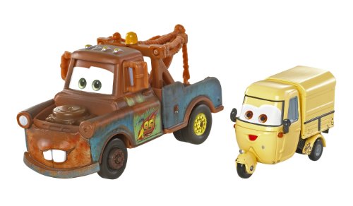 Mattel Disney Cars 2 - Juego de Coches en Miniatura (Mate y Sal Machiani)