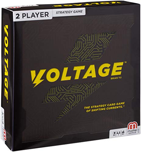 Mattel Games Voltage FPP88 – Juego de Estrategia rápido para Dos Jugadores, duración 20 – 30 Minutos, Juego de Estrategia a Partir de 10 años