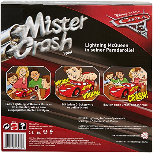 Mattel Juego FFP69 Disney Cars 3, Mister Crash, Rayo Mcqueen