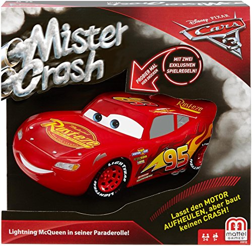 Mattel Juego FFP69 Disney Cars 3, Mister Crash, Rayo Mcqueen
