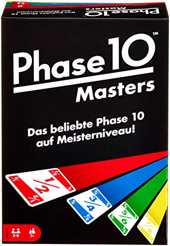 Mattel Phase 10 Masters, Juego de Cartas