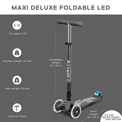 Maxi Micro Deluxe Plegable LED