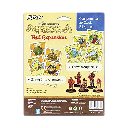 Mayfair Games Europe MFG72870 Agricola Game Expansion: Red (5 Personas), Multicolor