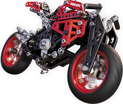 Meccano Elite Motorcycle Ducati Juego de construcción de varios modelos de vehículos 292pieza(s) - Juegos de construcción (Juego de construcción de varios modelos de vehículos, 10 año(s), 292 pieza(s), Negro, Metálico, Rojo, Metal, China)