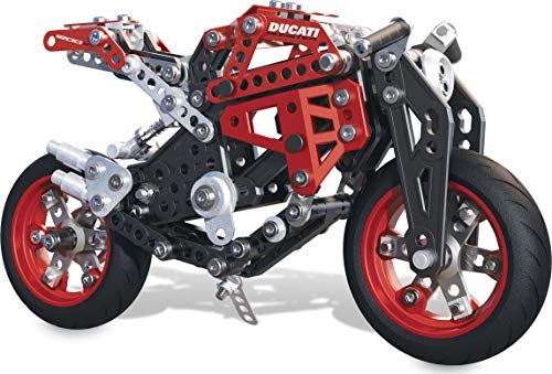 Meccano Elite Motorcycle Ducati Juego de construcción de varios modelos de vehículos 292pieza(s) - Juegos de construcción (Juego de construcción de varios modelos de vehículos, 10 año(s), 292 pieza(s), Negro, Metálico, Rojo, Metal, China)