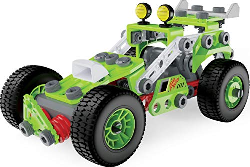 MECCANO Junior, 3 en 1 Deluxe Pull Back Buggy Steam Kit de construcción para niños a Partir de 5 años