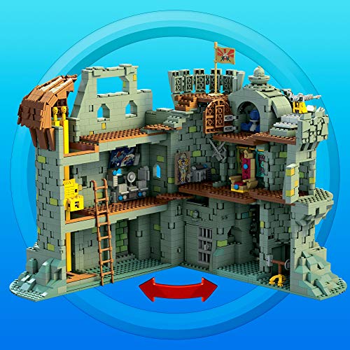 Mega Construx Masters of the Universe Castillo Grayskull, juguete de construcción niños + 14 años (Mattel GGJ67)