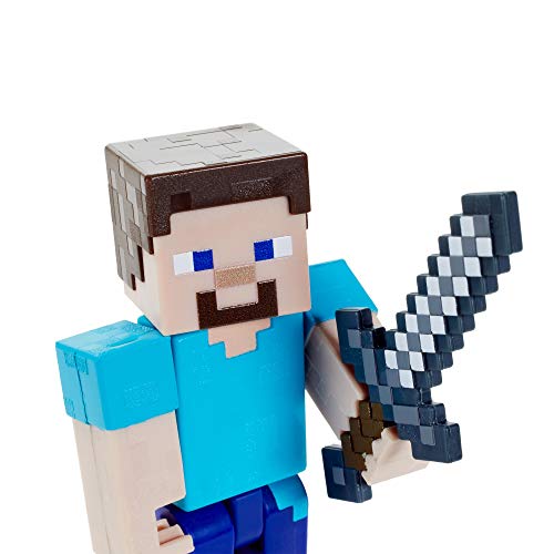 Minecraft BIOME Builds Steve Figure (Mattel GTP13)