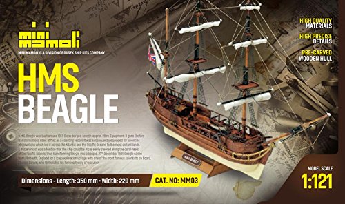 MINI MAMOLI - Modello Kit Barca HMS Beagle Serie Scala 1:121 - DUS_MM03