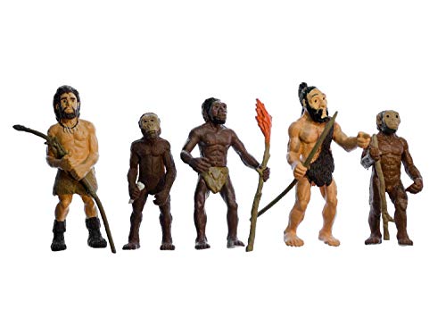 Miniblings 5X evolución de Figuras humanas Monoblocs Hombre de Neanderthal