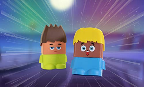 Miniland- Set de Personajes con Piezas Intercambiables para Trabajar Las emociones, Multicolor (32350)