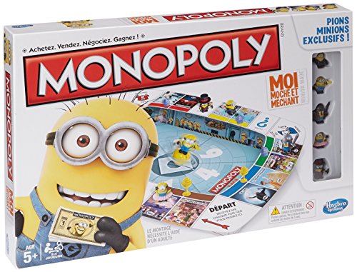 MINIONS - Monopoly, Juego de Mesa (Hasbro A25744470) (versión en francés)