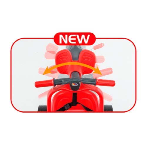 Moltó-Urban Trike Easy Control Triciclo, Color Rojo, Miscelanea 17200