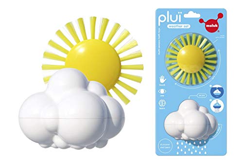MOLUK- Plui Weather-Juego de Cama con diseño de Nube de Lluvia y Cepillo, Juguete Educativo (43071)