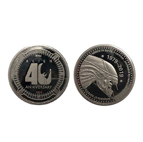 Moneda Alien. 40th Anniversary. Silver Edition. Fanatik
