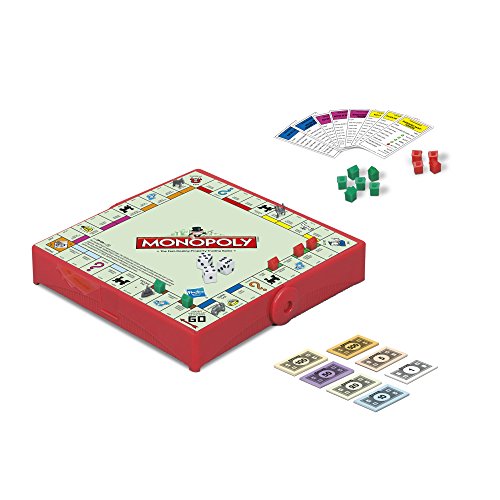 Monopoly - Juego de Mesa de Viaje (versión Francesa)