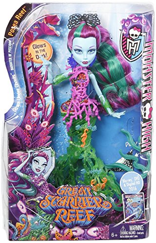 Monster High DHB48 Mattel - Muñeca, Monstruitas de profundidades, Posea