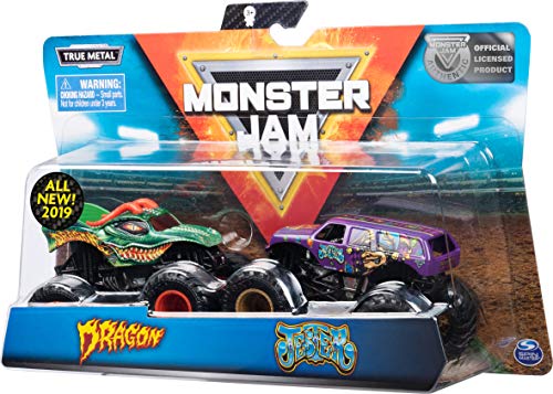 Monster Jam 6044943 Vehículo niños, modelos surtidos, paquete de 2