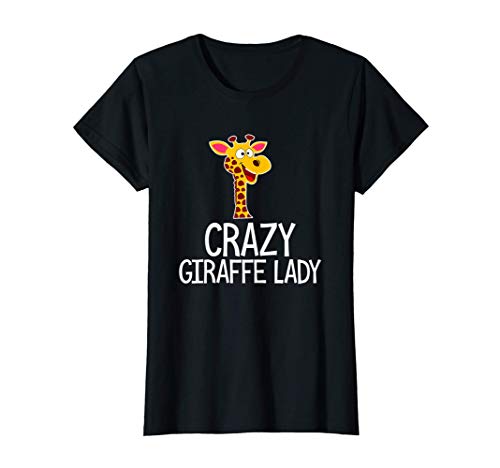 Mujer Jirafa loca Dama Disfraz de animal Jirafa Camiseta