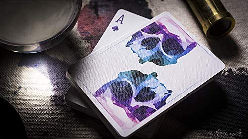 Murphy'S Baraja de Cartas Memento Mori NXS Playing Cards (Black) 3rd Edition Deck Magic Supplies