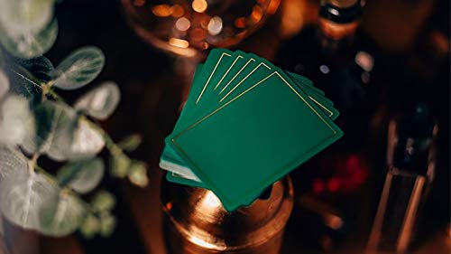 Murphy's Magic Supplies, Inc. Baraja de Cartas NOC out: Green and Gold Playing Cards