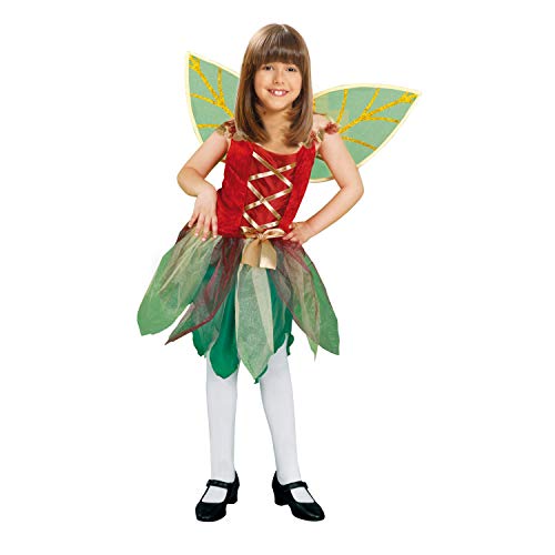 My Other Me Me-200726 Hadas Disfraz de hada del bosque para niña, color verde, 5-6 años (Viving Costumes 200726)