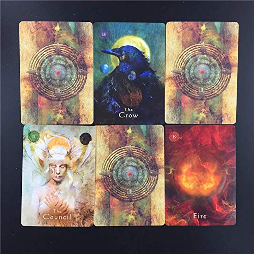 Mystical Shaman Oracle Cards Tarot L Oracle Card Board Deck Games Naipes para Juegos de Fiesta,Deck Game,with Bag