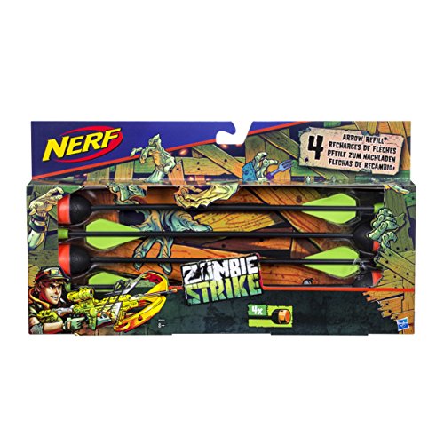 Nerf Flechas de Repuesto B9090EU40, Flechas de Juguete Zombie Strike Arrow Refill
