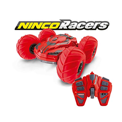 Ninco Racers-Aquabound Coche Teledirigido Anfibio y Reversible, Condúcelo por Tierra, Agua y Nieve, Color rojo, 6 años (NH93133)
