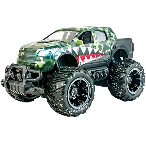 Ninco Ranger Monster Truck teledirigido Con luces. 2.4GHz negro. Medidas: 30 cm x 19 cm x 16 cm, color verde NH93120