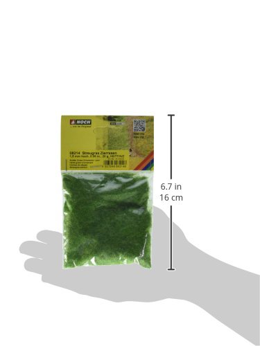 NOCH- 1.5 mm Scatter Grass Ornamental Lawn Landscape Modelling Hierbas “Césped”, Color verde (8214)