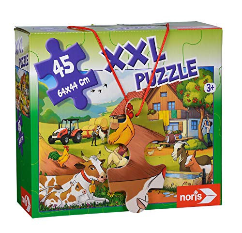 Noris 606031565 XXL - Puzzle Gigante (45 Piezas, tamaño Total: 64 x 44 cm), para niños a Partir de 3 años