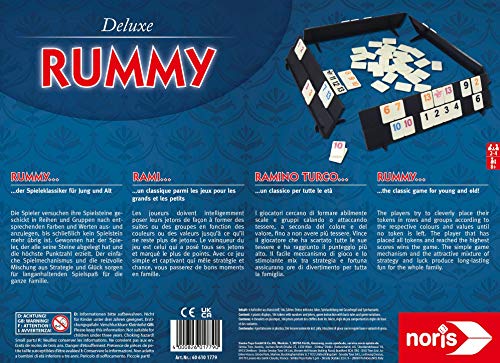Noris 606101779 Rummy Deluxe Set - Juego Familiar