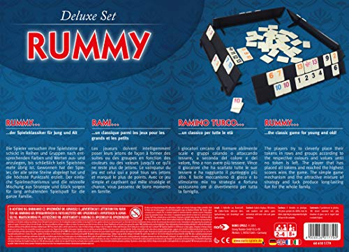 Noris 606101779 Rummy Deluxe Set - Juego Familiar