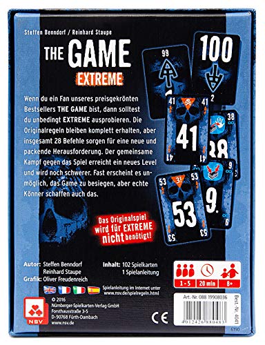 NSV - 4041 - The Game - Extreme - Juego de Cartas