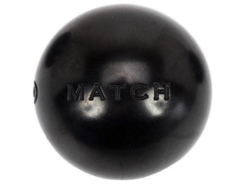 Obut Match Bolas de petanca negras (0), 73 mm, Negro , 700g