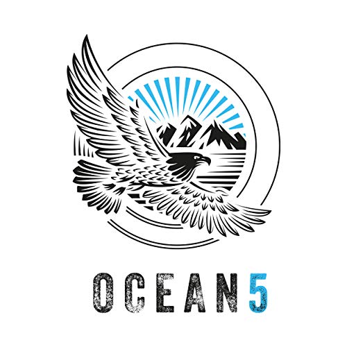 Ocean 5 Juego Kubb Original XXL, Juego Vikingo, Madera de Abedul, Juegos de Madera Sólida Premium, Juegos de Jardín para Niños y Adultos, Extragrande