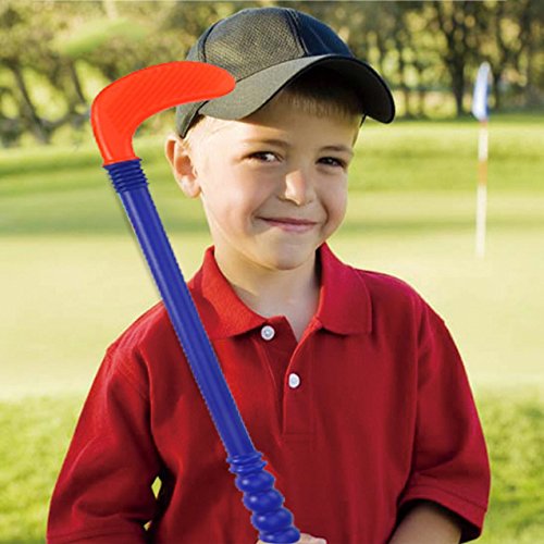 OFKPO Niños Golfista Plástico Juguete Golf Set,Set de Golf de Plastico Caddy