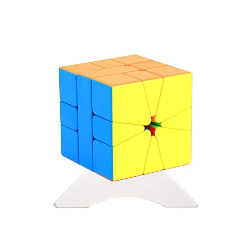 OJIN MoYu MoFang JiaoShi MFJS Meilong Square-1 Special Cube Cubing Classroom MFSQ-1 Rompecabezas Twsit sin Problemas Rompecabezas Rompecabezas con un trípode de Cubo (Sin Etiqueta)