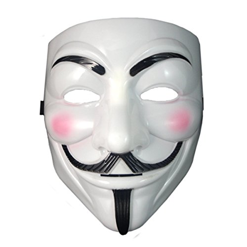 OnceAll V for Vendetta Guy Fawkes Face Mask Fancy Halloween Cosplay