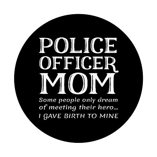 Orgulloso Oficial Policía Mamá Policía Mujer Policía Madre PopSockets PopGrip: Agarre intercambiable para Teléfonos y Tabletas