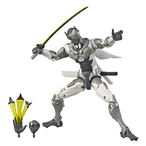 Overwatch Figura de acción Ultimates Chrome Genji (Hasbro E7391EU4)