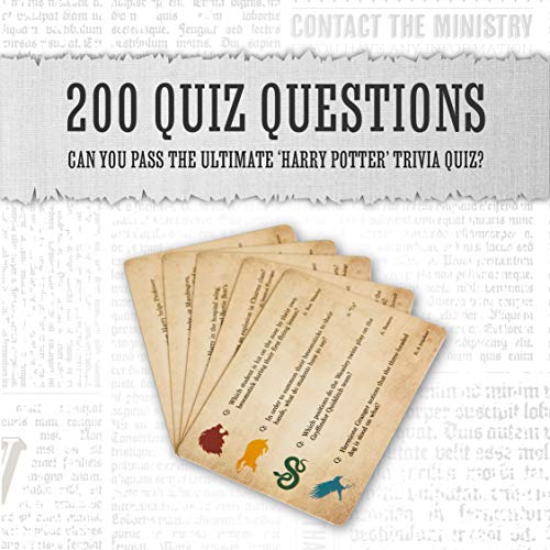 Paladone Hogwarts Trivia, 200 Preguntas de Harry Potter, Licencia Oficial