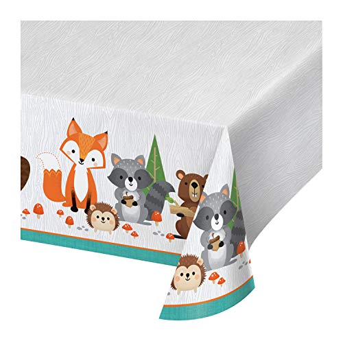 Party Shop Celebrate every day Compleanno Raccoon Fox Marmot 8 Child Plate Tovagliolo Tovaglia Cup Guest Bag